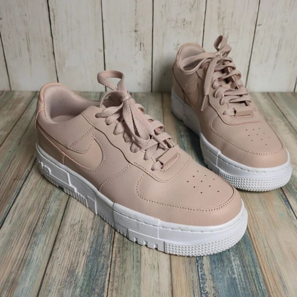 Nike Air Force 1 Pixel SE Pink Oxford White Womens Sneakers Size 7.5